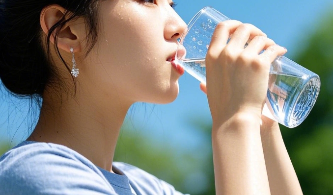 喝水